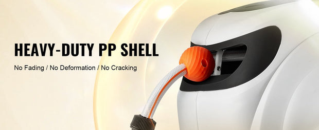 Tuinslang - Tuinslanghaspel - Heavy Duty - 35 Meter Slang - Wandslangenbox - 180° Draaibaar- Sterk Oprolmechanisme - Sproeistuk 9 Standen