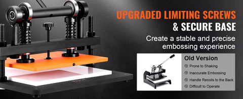 Snijmachine P7 - Premium Embossing - Tot 1500kg - Pons Machine - Leerbewerking - Duurzaam en Robuust - Ergonomisch Ontwerp - Plaat 26x12cm - Papier - Rubber - Textiel