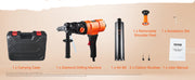 Video + DIY Drill Machine - Diamond Drill - Twist Drill - Concrete Drill - 4 In 1 Bit - 1500W - 400mm - 102mm - With Case