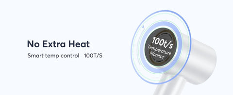 Professionele Föhn - Haardroger - Ionische Fohn - Power Föhn - Styling Föhn - Haardroger apparaat - Snel drogen - Touchscreen - 2 warmte standen - Geruisloos - Extra opzetstuk - Infrarood - 360° draaien - Lichtgewicht - Universeel