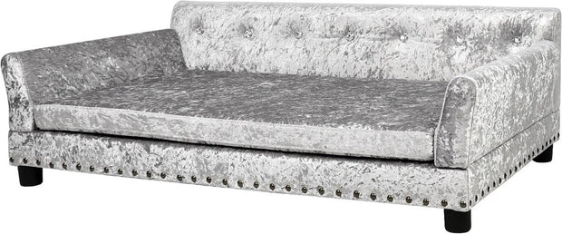 Hondenbed - Honden slaapbank - Hondenslaapbank op pootjes - Hondensofa - Honden zetel - Hondensofa voor grote honden - 120x74x40cm