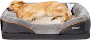 Luxe Orthopedisch Hondenkussen - X-Large Memory Foam Hondenbed - 102x77x23cm - Verwijderbare/Wasbare Hoes - Grijs