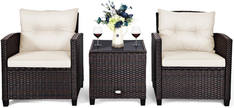 Tuinset - 3-delig - tuinstoelen - tuinstoelen verstelbaar - tuinstoelen stapelbaar - tuinsets -tuinstoelen stapelbaar