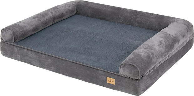 Hondenbed - Orthopedische hondenmand - Orthopedisch kussen hond - Orthopedische hondenbed - Orthopedisch hondenbed met rand