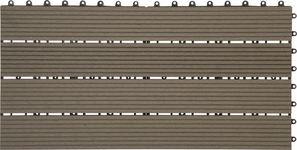 Patio Tuintegels - Kliksysteem - Lichtbruin - 30x60x2cm