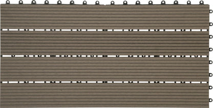 Patio Tuintegels - Kliksysteem - Lichtbruin - 30x60x2cm