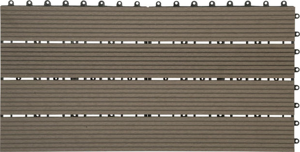 Patio Tuintegels - Kliksysteem - Lichtbruin - 30x60x2cm