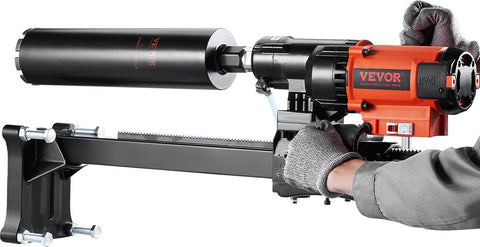 Diamantboormachine - Diamantboormachine - Met 20 Cm Magnetische Boormachine - 3200W - 0-750 TPM - Nat En Droog Boren - Geschikt voor Het Boren Van Gewapend Beton - Marmer - Zwart