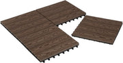 Patio Tuintegels - Kliksysteem - Donkerbruin - 30x30x2 cm