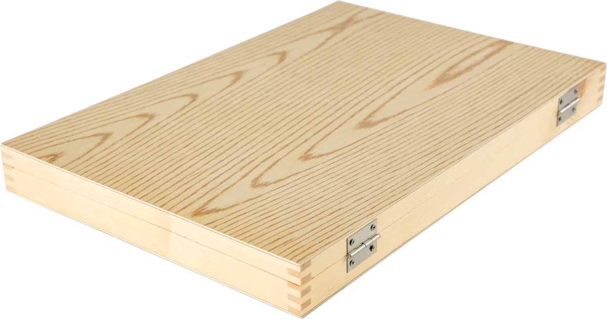 Houtdraaibankbeitel - Ergonomisch Ontwerp Biedt - voor Houtbewerking, Draaibanken - Snijwerkprojecten - 45x32x4.2cm - 8-Delige Beitelsset - HSS Stalen Messen