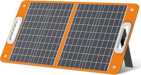 60W opvouwbaar zonnepaneel, draagbare zonnelader met DC-uitgangen, 2 USB-uitgangen