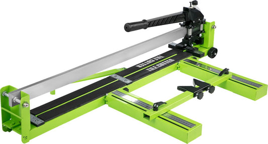 Tegelsnijder - Handmatige Keramische Tegelsnijmachine - 1000mm - Met Twee Wielen & Rubberen Handgreep - voor het Snijden van Tegels - keramiek - Porseleinen Tegels - Groen