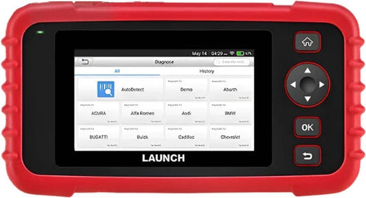 OBD2-scanner - Diagnosecomputer - Slimme diagnosetool - Foutverwijdering - Professionele Tool - DIY-Codelezer - TMPS-Autoscanner - Diagnostisch Hulpmiddel voor Auto's - Zwart & Rood
