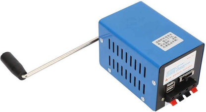 2000 RPM Crank Generator - Portable Hand Crank Generator - USB Rechargeable - Survival Training Supplies