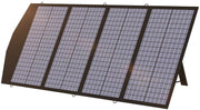 Zonnepaneel 140W - Compleet Pakket - Meerdere Oplaadpoorten - Mobiele Oplader - Waterdicht - Draagbaar - Opvouwbaar - Zwart