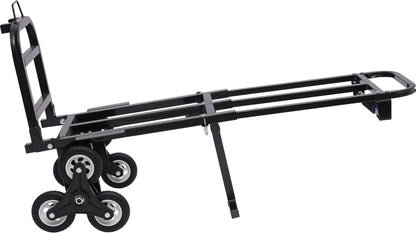 Trap Klimkar - Steekwagen - Transportkar - Draagbare Trap Klimmer - Voor Zware Voorwerpen - tot 150kg - Zwart