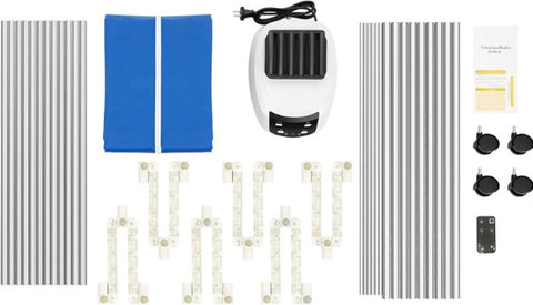 Elektrische Wasdroger - Warme Lucht Droger - Smart Droogrek - Droger Voor Kledingkast - Hangende Kleding Droger - 220V - 1200-1500W 3200rpm - <45 dB - Blauw