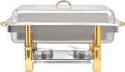 9L Buffet Warmer - Warmhoudplaat - Chafing Dish - Voedselwarmer - Warmhoudpan - Roestvrij staal