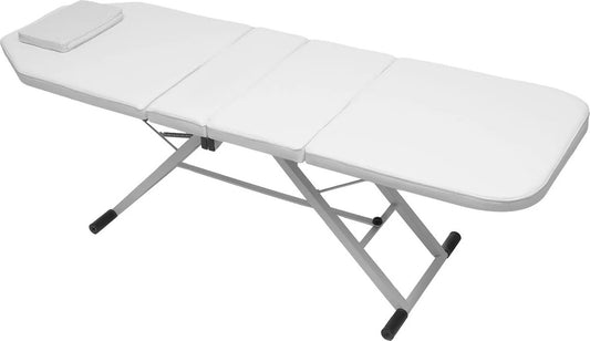Luxury Therapeutic Massage Table - Adjustable, Ergonomic &amp; Comfortable - Massage Bed - Treatment Table - Treatment Couch - For Home &amp; Professional Use - Foldable - White