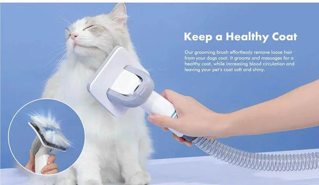 Professionele Hondenfohn - Hondentondeuse - Trimset 5-in-1 - Trimmer - Stofzuiger - Borstel - Dieren - Katten - Honden