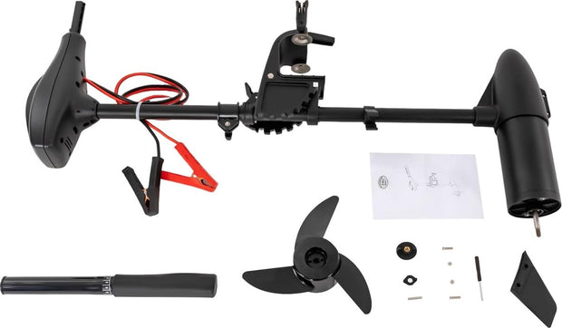 Elektromotor 24V - Elektrische boot Buitenboordmotor - 1500-1700rpm - Versnellingen - Vooruit/Achteruit - Elektromotor Golflengte Instelbaar - 10 LED displays