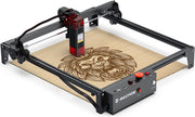 5W lasergraveermachine met veiligheidsslot, noodstop, vlamdetectie, gyroscoopsensor - EU-stekker