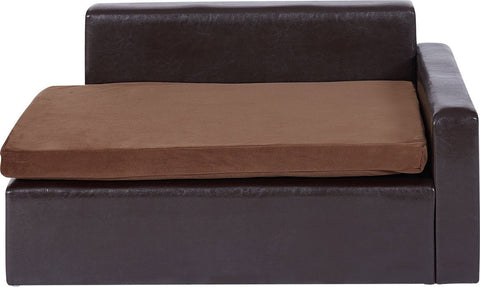 Hondenbank - Leer - Opbergruimte - Wasbaar - Middelgrote honden - Hondensofa - Hondenzetel - 71x50, 5x33,5 cm