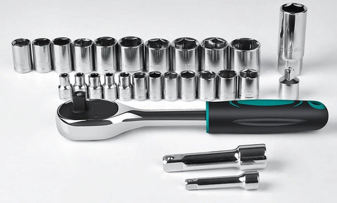 Gereedschapset 198 Delig - Gereedschapskoffer- Universeel Gereedschap - Professionele Kwaliteit - Zeer Uitgebreid voor Thuis én Werk - Schroevendraaierset - Ratelsleutelset