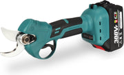 Accu snoeischaar - Accu-takkenschaar - elektrische boomschaar - tuinschaar - 21V - snijdiameter: 10/15/20/30 mm - Blauw