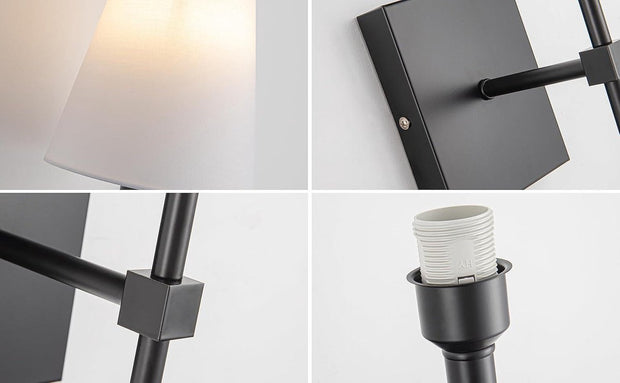 Wandlamp Oplaadbaar - Oplaadbare Wandlamp Draadloos Binnen Verstelbaar Afstandsbediening USB Wandverlichting Wandlamp Oplaadbaar