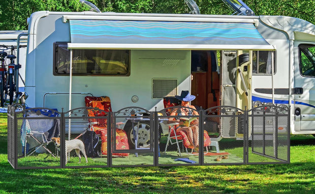 Hondenbech - Hondenren - Hondenkooi - Puppyren opvouwbaar - 8 Panelen
