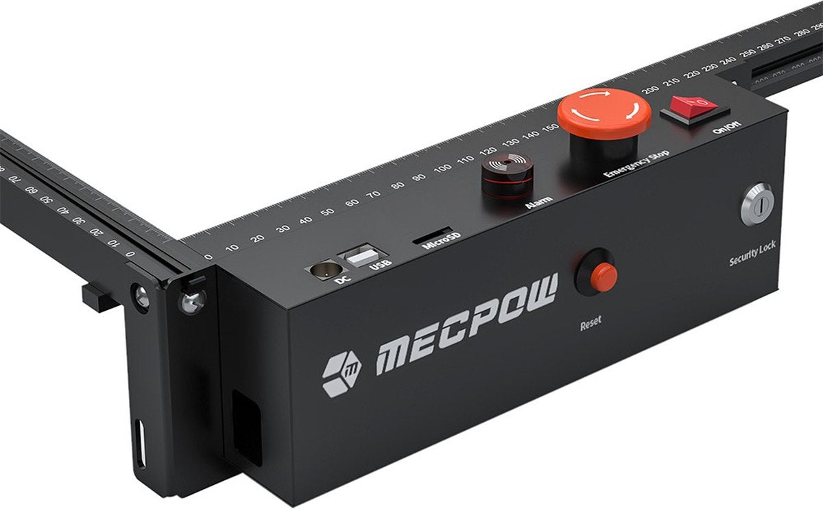 5W lasergraveermachine met veiligheidsslot, noodstop, vlamdetectie, gyroscoopsensor - EU-stekker