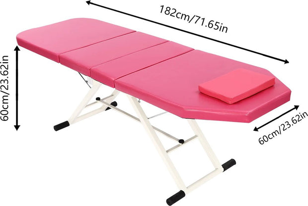 Luxe Therapeutisch Massagetafel – Verstelbaar, Ergonomisch & Comfortabel – Massagebed - Behandeltafel - Behandelbank - Voor Thuis & Professioneel Gebruik - Opvouwbaar - Wit