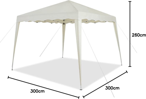 Opvouwbaar Paviljoen - 3x3m - Waterdicht en UV-bescherming - voor feesten en buitenevenementen
