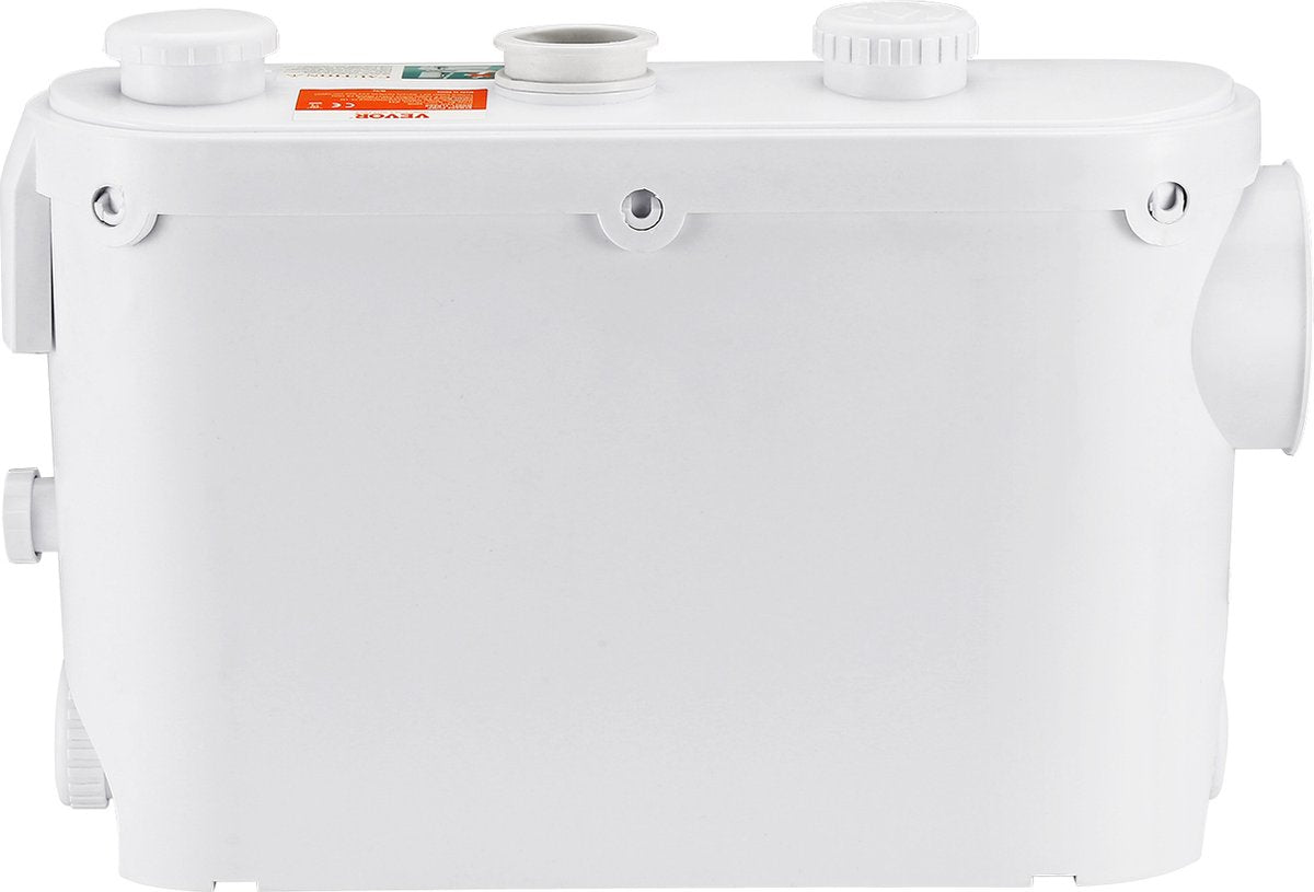 Rioollift - Ingebouwde Terugslagklep - 500W - 8m Opvoerhoogte - 6600l/U - 2900rpm - Olie Om Heet Water Te Weerstaan - Effectieve Antimicrobiële - Geschikt Voor Toiletten - Douches - Wasruimtes - Badkamers