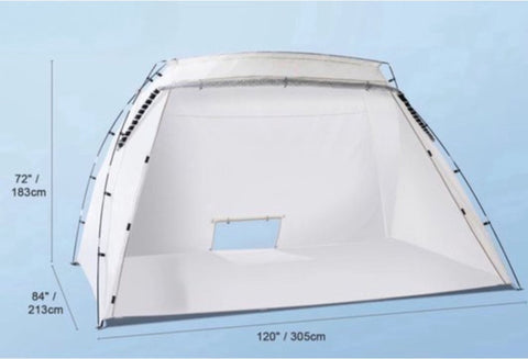 Verftent - Draagbare Verf Spuiterij - Spuitcabine - Geschikt Voor verf accessoires