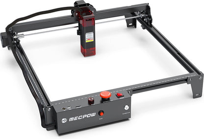 5W lasergraveermachine met veiligheidsslot, noodstop, vlamdetectie, gyroscoopsensor - EU-stekker