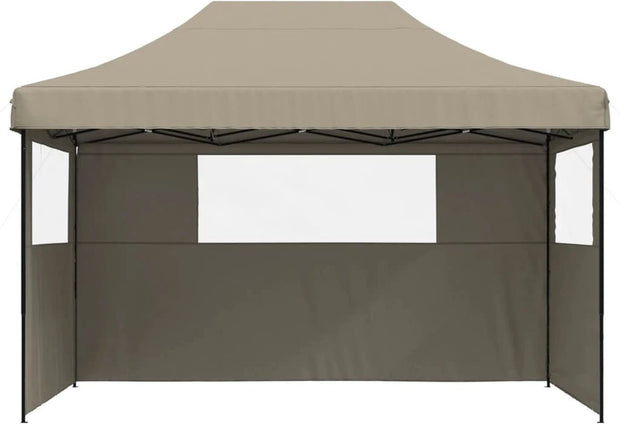Partytent - Opvouwbaar - Paviljoen - Gemakkelijk op te zetten - Waterdicht - Met zijwanden - 3x4 - Beige