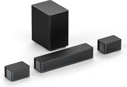 Surround set Home Cinema - Speakers - Thuisbioscoop Set - Draadloos - Bluetooth - 320W - 5.1 Soundbar - Virtueel Surround Sound-systeem - met Subwoofer en Achterluidsprekers - Zwart