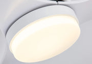 Plafondventilator met verlichting - 132cm - Afstandsbediening - Plafond Lamp - Wit - Slaapkamer - LED - Timer - 6 standen - Plafonniere