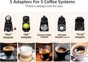 5 in 1 Koffiezetapparaat - Koffie Apparaat - Koffiemachine - Koffiemachines - Koffiemachines - Meerdere Capsules - Cappuccino - Latte - Heet/Koud - 5 In 1