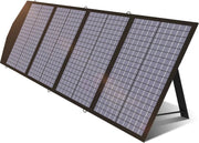 Zonnepaneel - Draagbaar - Waterdicht - Opvouwbaar zonnepaneel - voor Camping RV Tuin Dak - Polykristallijn Silicium - 18V - 140W - Zwart