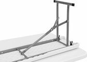 Fiesta opvouwbare receptie tafel en plastic banken 180cm, campingtafel