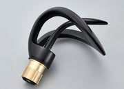 Luxe wastafelkraan - Gootsteen kraan - Waterval kraan - Kraan - Mengkraan - Zwart