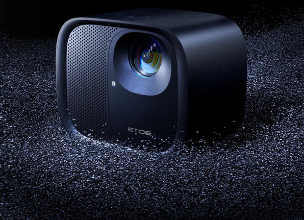 E3 Pro-projector, 500 ANSI, native 1080P, 4K-decodering, Android TV, autofocus en keystone-correctie - EU-stekker