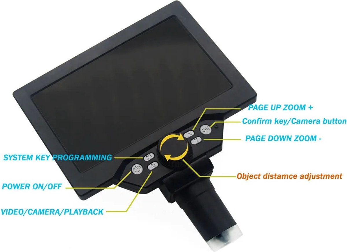 Digitale Microscoop - Microscoop Voor Kinderen - Microscoop kind - Microscoop Kinderen - Microscoop Digitaal - Microscope - 1-1200X