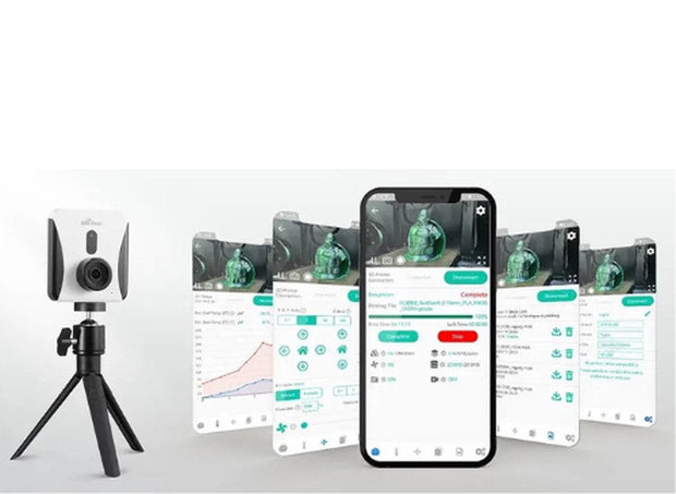 3D Printer Camera - met Remote Control - 1080P Resolutie - Handmatige Focus - WiFi-Bediening - Auto Time-Lapse Video - Elektronische Zoom - Nachtzicht