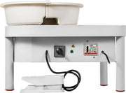 Pottenbakkersschijf Set - Inclusief Tools - Boetseerschijf - Draaischijf Pottenbakker - Pottenbakken Draaiplateau - Keramiek - 300W - 25CM - Wit