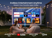 Mini beamer - Mini beamer projector - Mini projector smartphone - Mini projector bluetooth - Mini beamer wifi bluetooth - Mini projector voor telefoon - Android - FHD 1080P ondersteuning