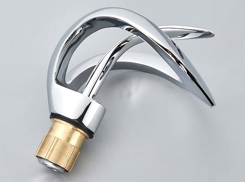 Luxe wastafelkraan - Gootsteen kraan - Waterval kraan - Kraan - Mengkraan - Chroom